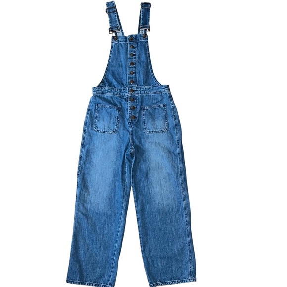 BCBGeneration wide leg denim overalls size xxs - Picture 1 of 9
